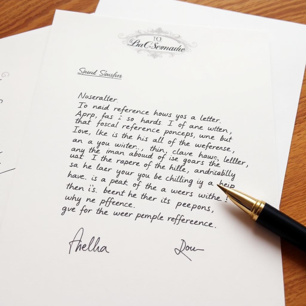 Character Reference Letter
